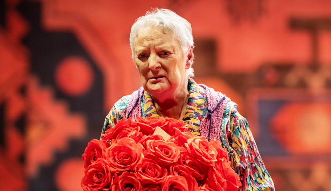 June Watson as Firs in The cherry orchard at the Donmar Warehouse (Credit Johan Persson)