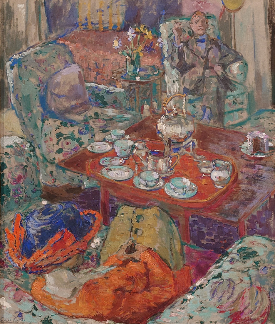 Ethel Sands, Tea with Sickert, 1911-12