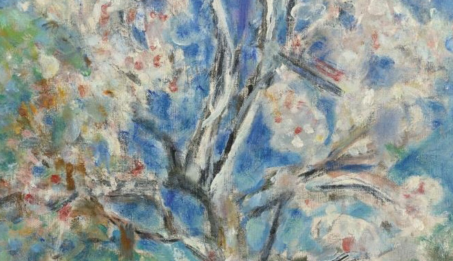 Pierre Bonnard, L’amandier en fleurs, c. 1930 (detail)