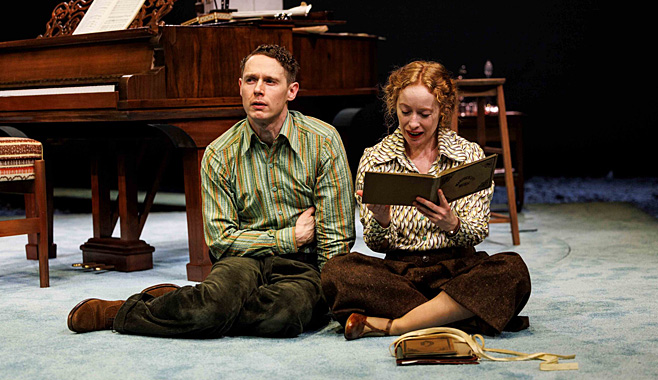Samuel Barnett and Victoria Yeates in Ben and Imo (Credit Ellie Kurttz)