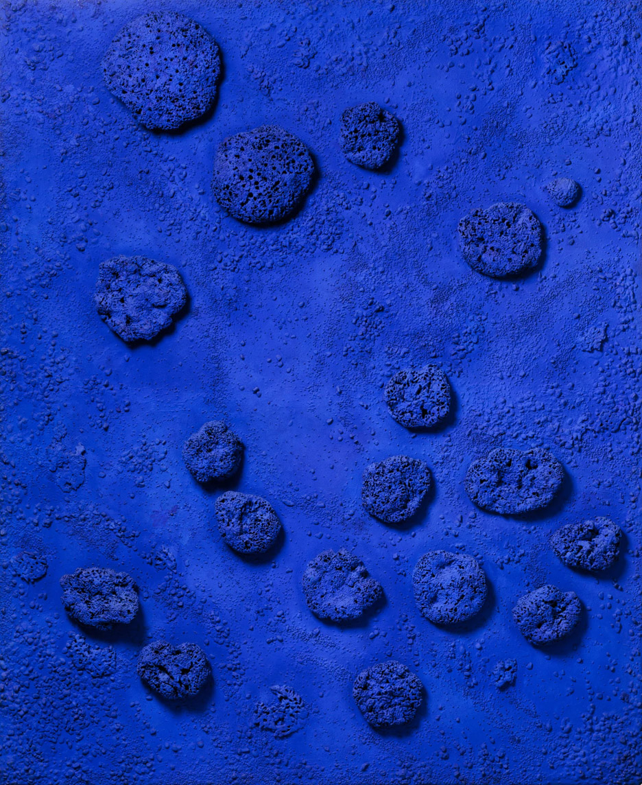 Yves Klein, RE 1 (Relief éponge bleu), 1958