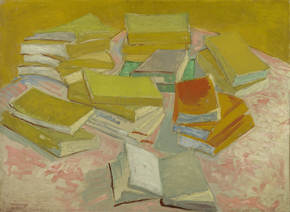 Van Gogh, Piles of French novels, 1887