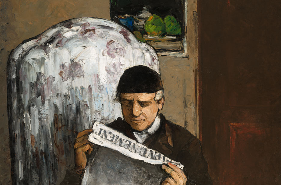 Paul Cezanne, Portrait of the artist’s father, 1868-1873 (detail)