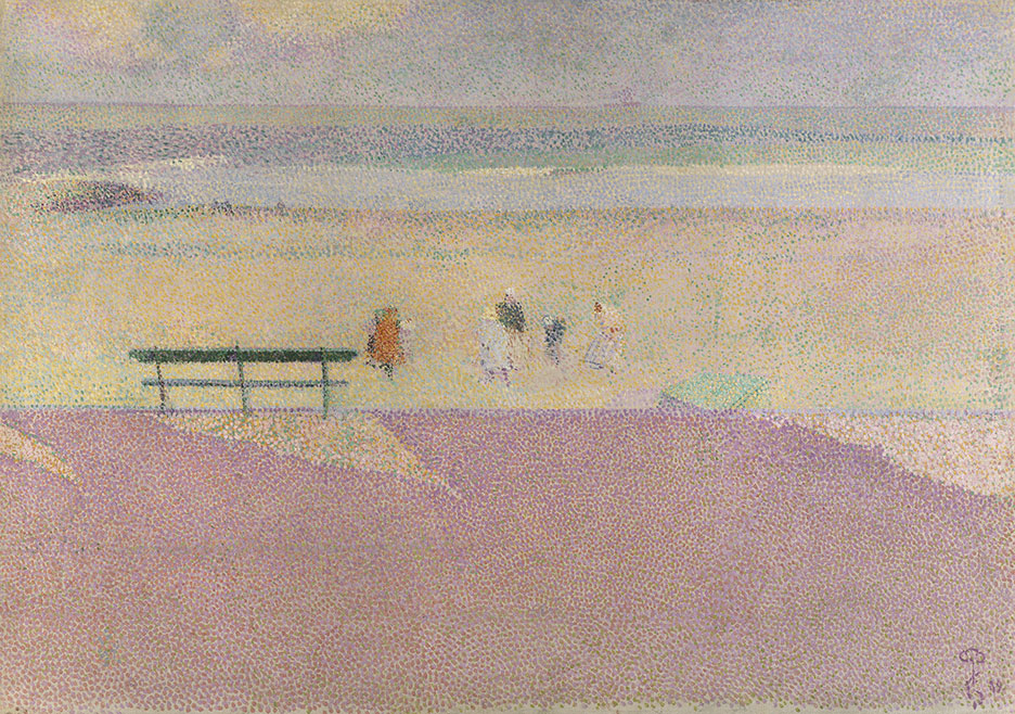Henry van de Velde, Seashore (Beach at Blankenberghe), 1889