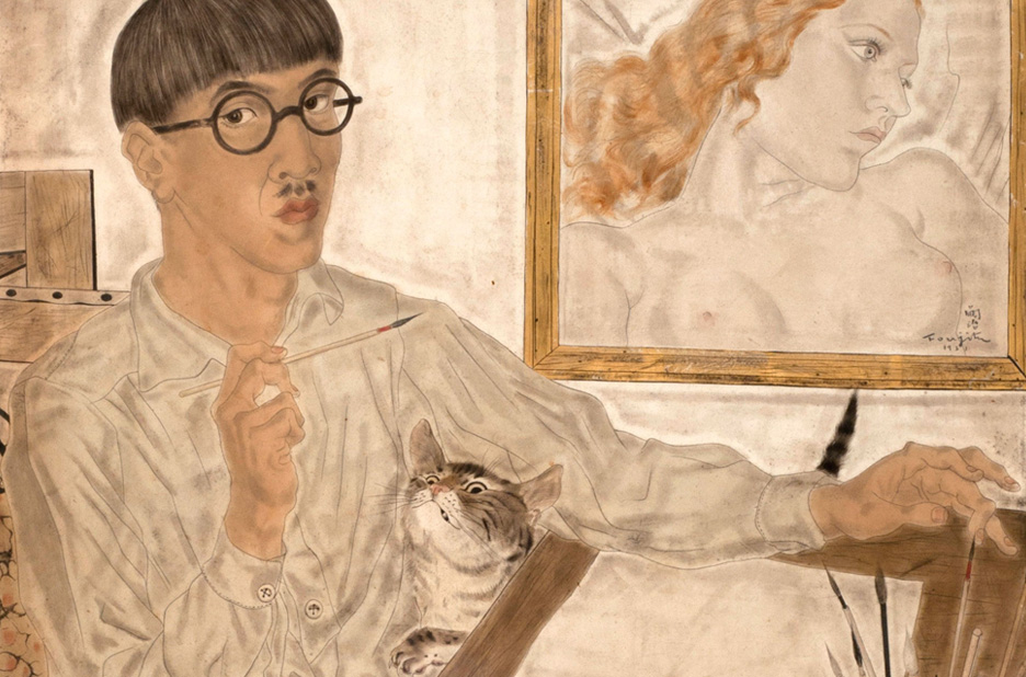 Tsuguharu Foujita, Self-portrait, 1931 (detail)
