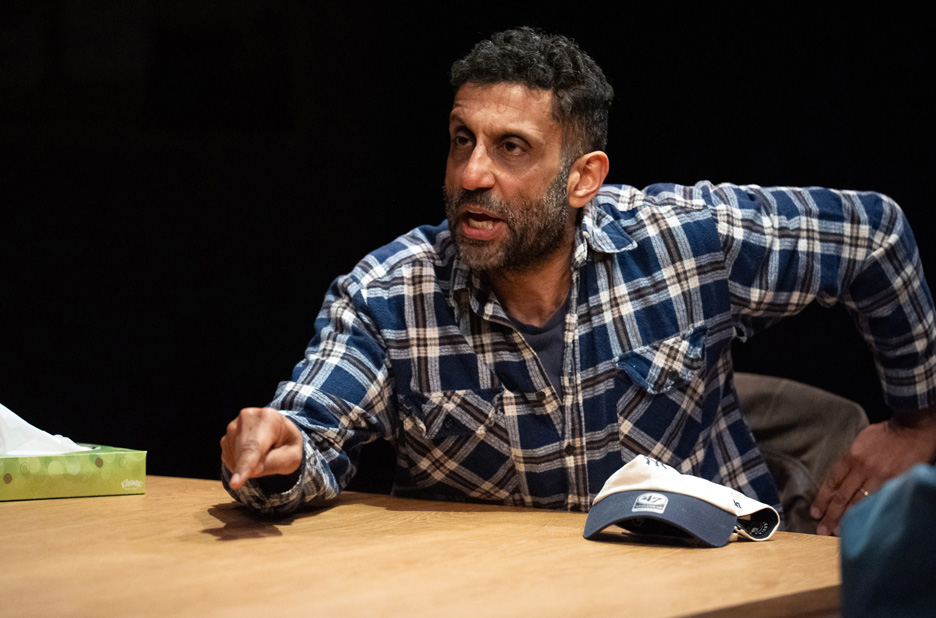 Adeel Akhtar in Mass at the Donmar Warehouse (Credit Richard-Hubert-Smith)