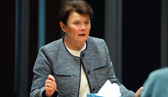 Monica Dolan in Mass at the Donmar Warehouse (Credit Richard-Hubert-Smith)