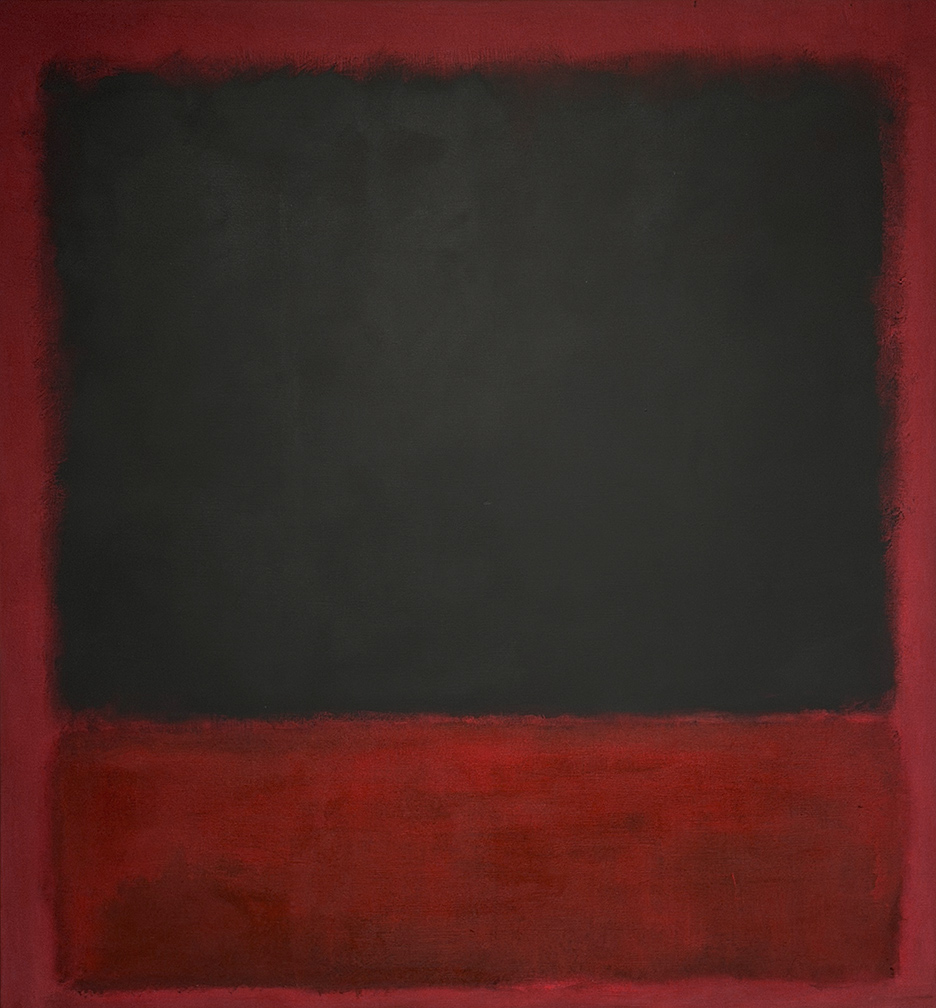 Mark Rothko, Untitled (Black, red over black on red), 1964