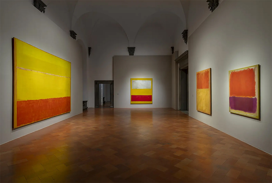 Mark Rothko, Yellow room at the Palazzo Strozzi (Credit Ela Bialkowska, OKNO Studio)