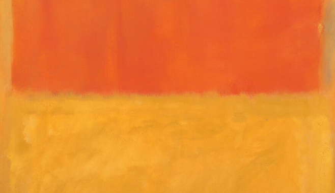 Mark Rothko, Orange and tan, 1954