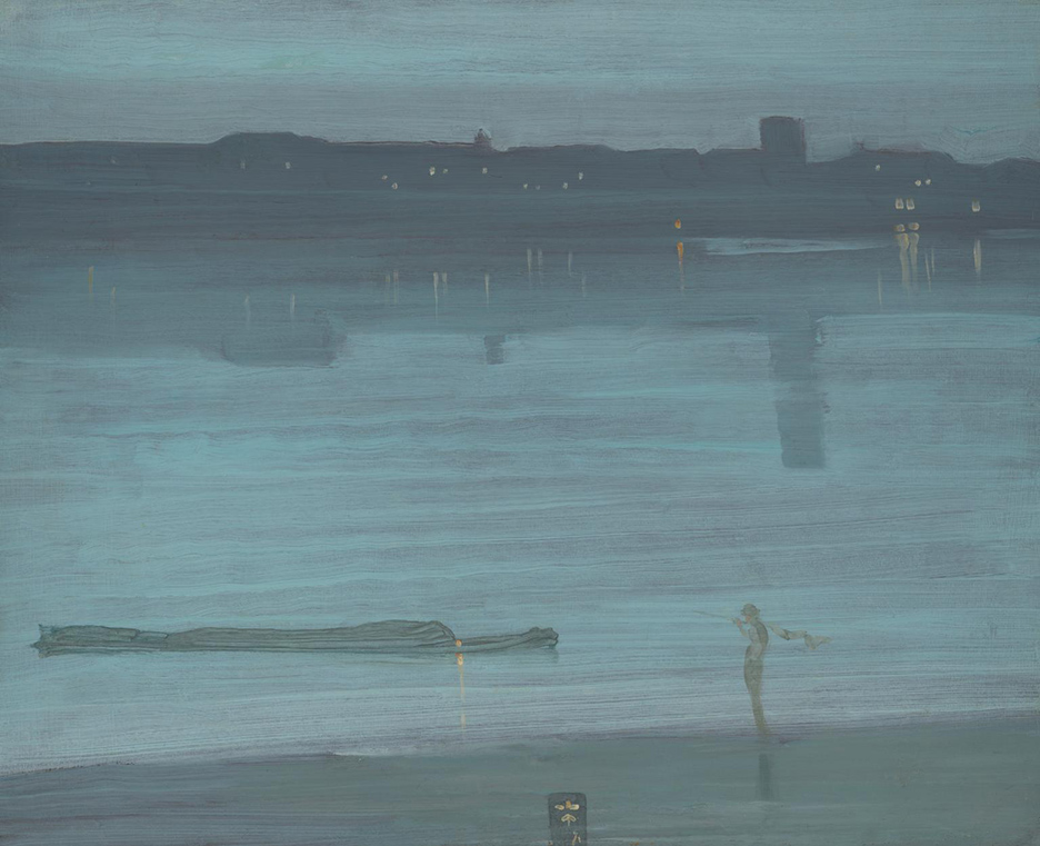 James McNeill Whistler, Nocturne: blue and silver – Chelsea,1871