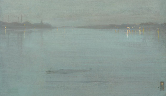James McNeill Whistler, Nocturne: blue and silver – Cremorne lights, 1872