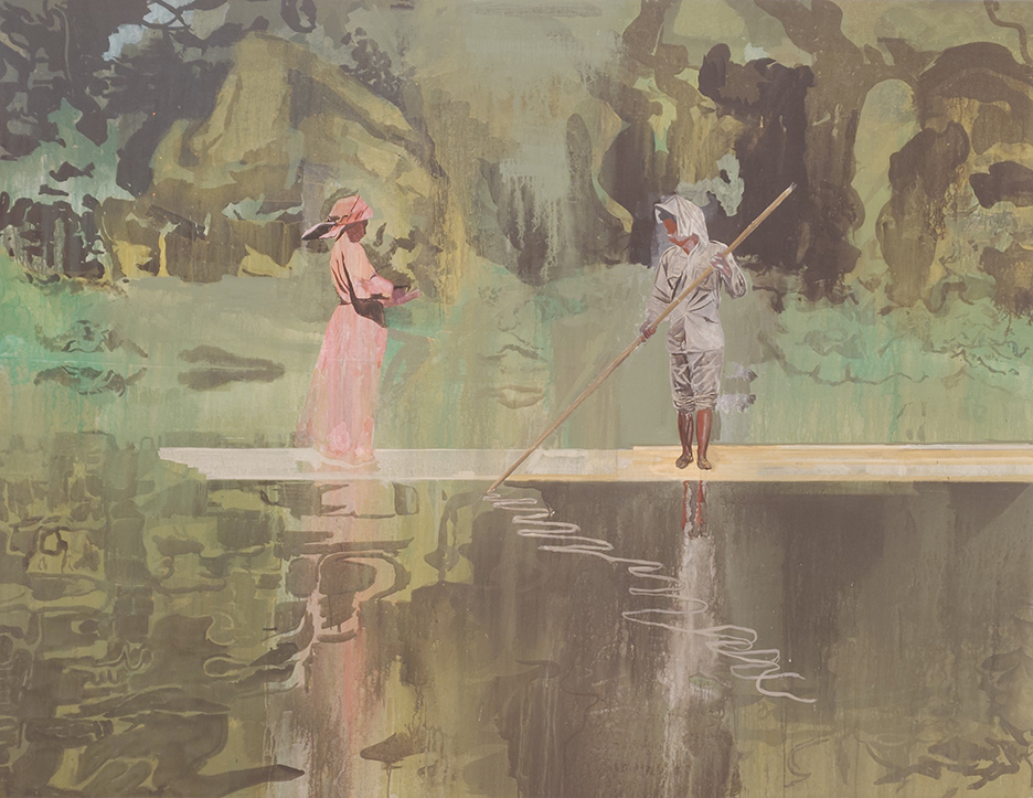 Hurvin Anderson, Rafting, 2026