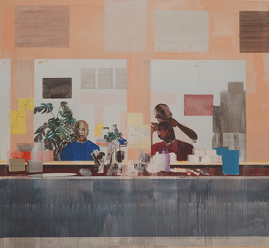 Hurvin Anderson, Shear Cut, 2023