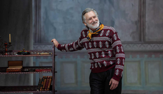 Bill Pullman as Gaev in The Cherry Orchard at the RSC (Credit Johan Persson)