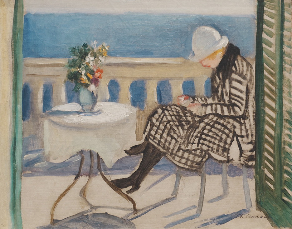 Charles Camoin, Lola on the terrace (Lola sur la terrace), 1920